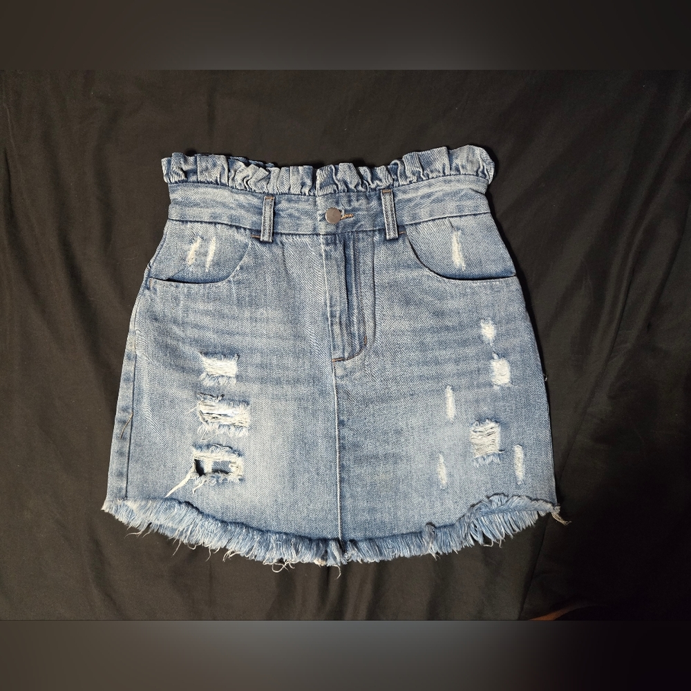 HAYDEN Los Angeles denim jean mini skirt size Small
